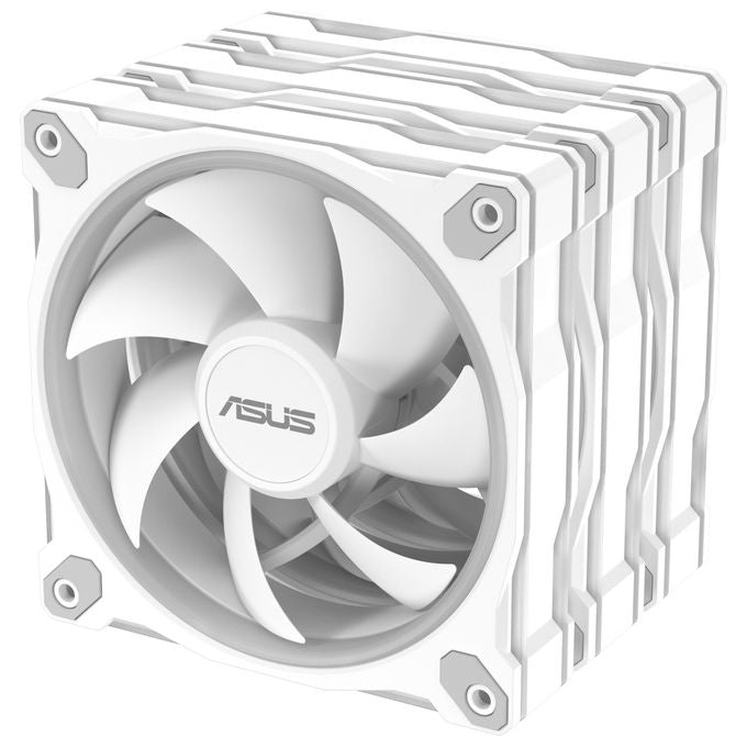 ASUS Prime MR120 Ventola ARGB Bianca 12 cm 3 in 1 per Case Computer