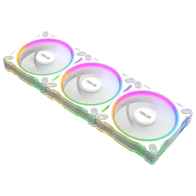 ASUS Prime MR120 Ventola ARGB Bianca 12 cm 3 in 1 per Case Computer