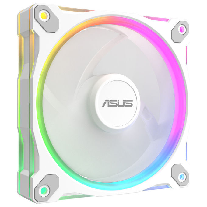 ASUS Prime MR120 Ventola ARGB Bianca 12 cm 3 in 1 per Case Computer