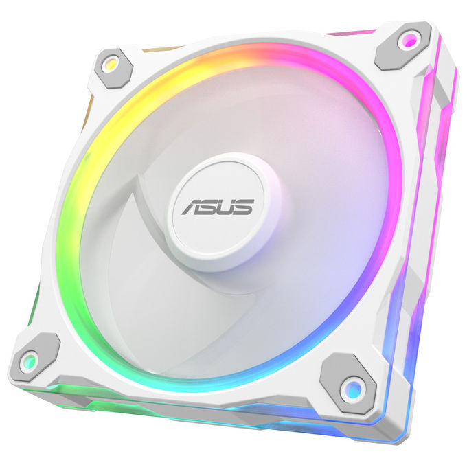 ASUS Prime MR120 Ventola ARGB Bianca 12 cm 3 in 1 per Case Computer