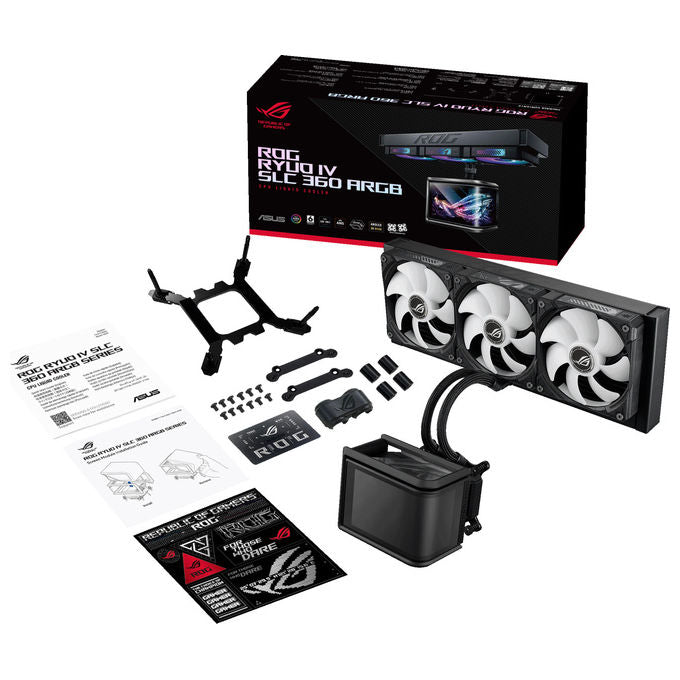 ASUS ROG Ryuo IV SLC 360 ARGB Processore Raffreddatore a Liquido Nero