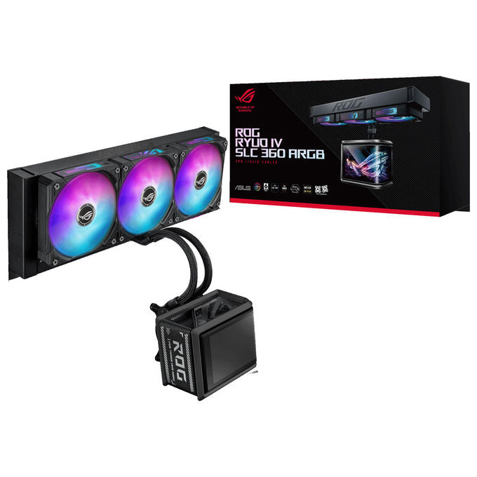 ASUS ROG Ryuo IV SLC 360 ARGB Processore Raffreddatore a Liquido Nero