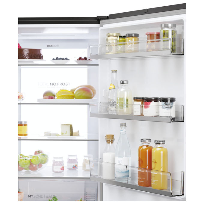 Haier HTR5719ENPT Frigorifero Combinato 528 L No Frost Classe E 190 cm Nero