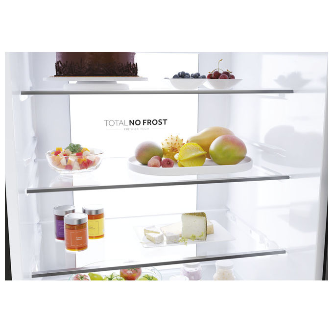 Haier HTR5719ENPT Frigorifero Combinato 528 L No Frost Classe E 190 cm Nero