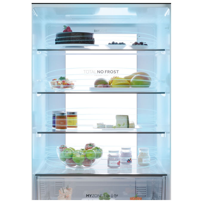 Haier HTR5719ENPT Frigorifero Combinato 528 L No Frost Classe E 190 cm Nero