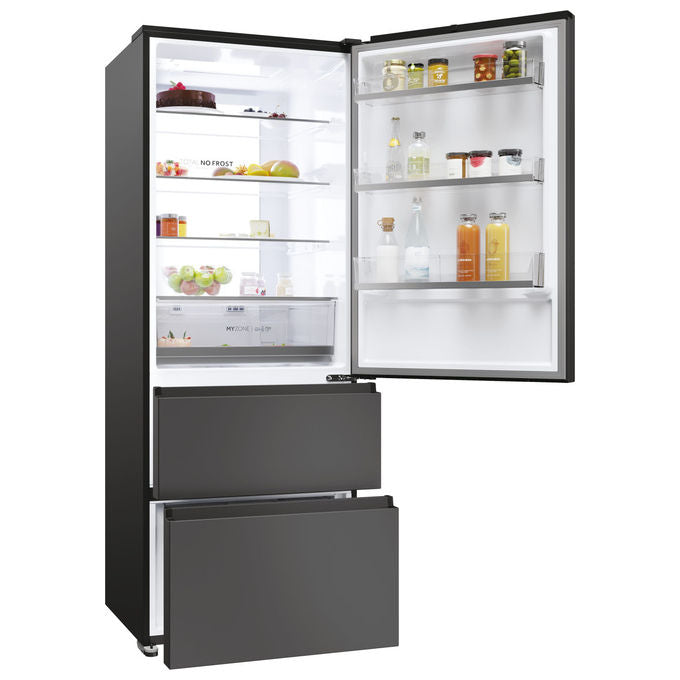 Haier HTR5719ENPT Frigorifero Combinato 528 L No Frost Classe E 190 cm Nero