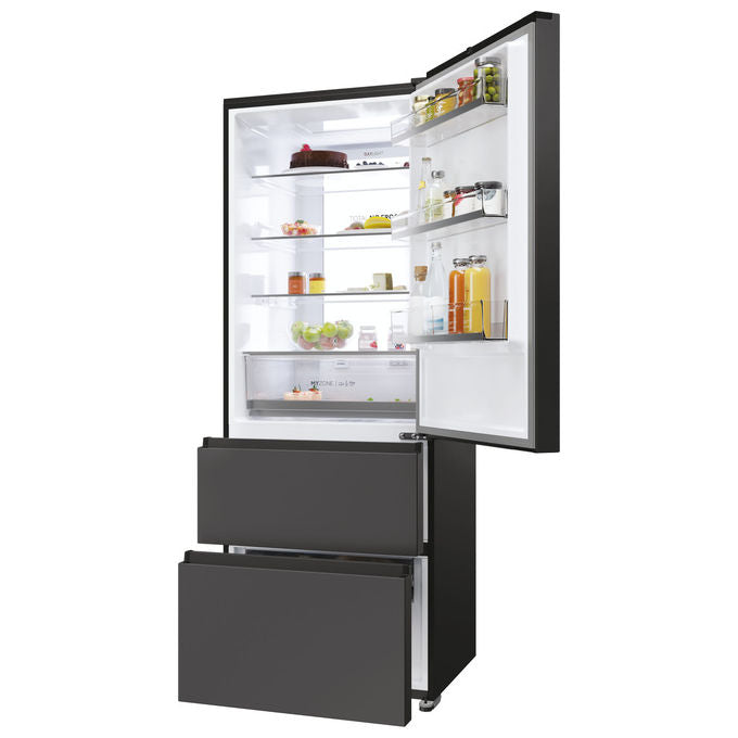 Haier HTR5719ENPT Frigorifero Combinato 528 L No Frost Classe E 190 cm Nero