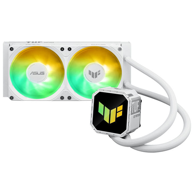 Asus, TUF Gaming LC III 240 ARGB WHT, Raffreddatore a Liquido AIO, 240mm, Bianco
