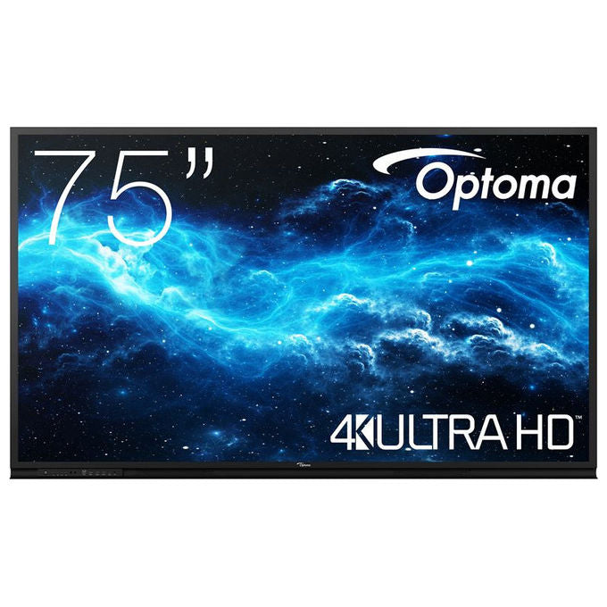 Optoma Creative Touch 75 Serie 3, Monitor Interattivo, 75 pollici, Android 14, WiFi 6