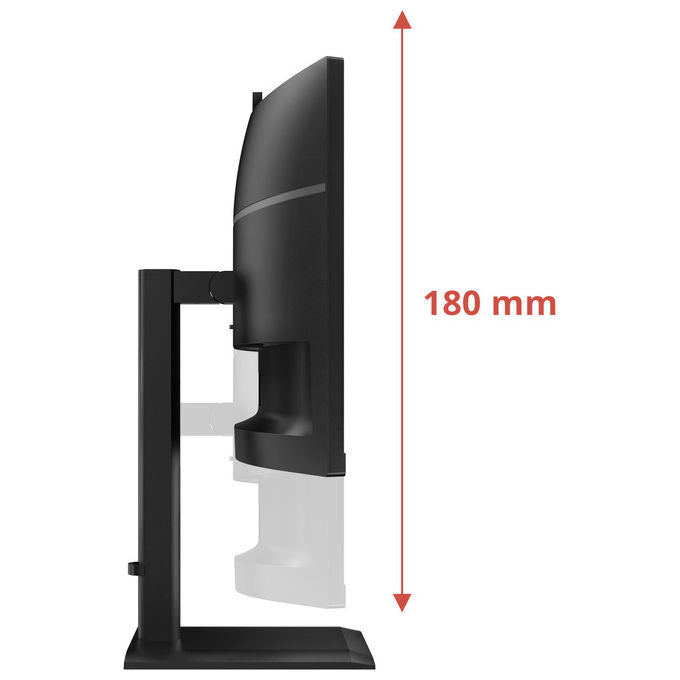 AOC Monitor PC 34'' UltraWide Quad HD LED Nero CU34E4CW