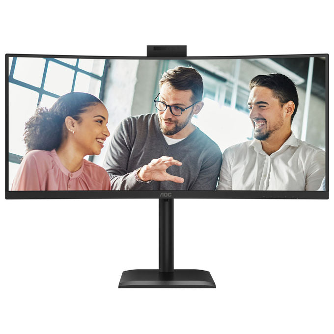 AOC Monitor PC 34'' UltraWide Quad HD LED Nero CU34E4CW