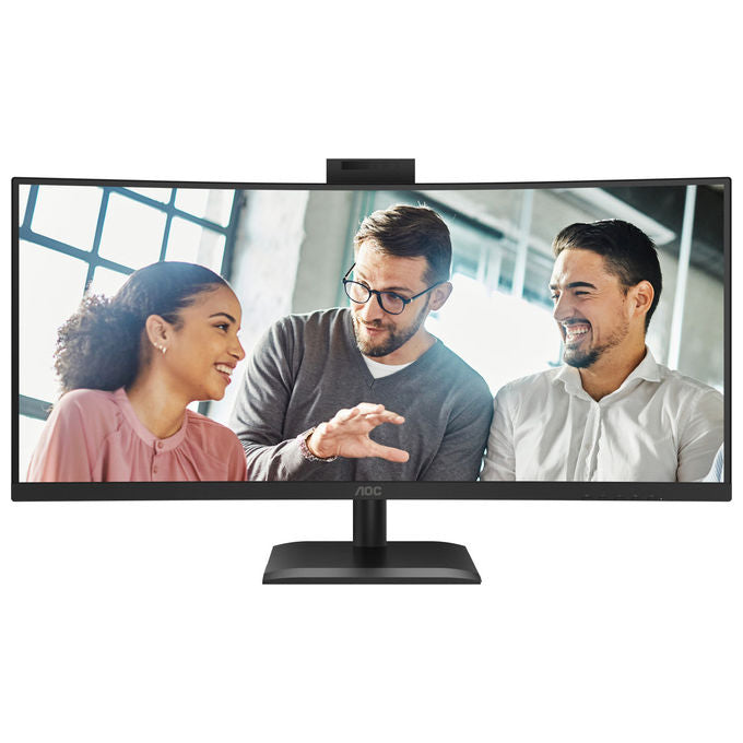 AOC Monitor PC 34'' UltraWide Quad HD LED Nero CU34E4CW