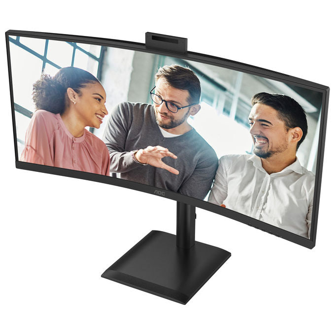 AOC Monitor PC 34'' UltraWide Quad HD LED Nero CU34E4CW