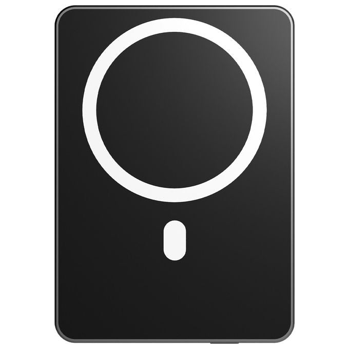 Cygnett CY5278PBCHE MagSlim Power Bank 10000 mAh Ricarica Wireless MagSafe 10W USB-C 15W colore Nero
