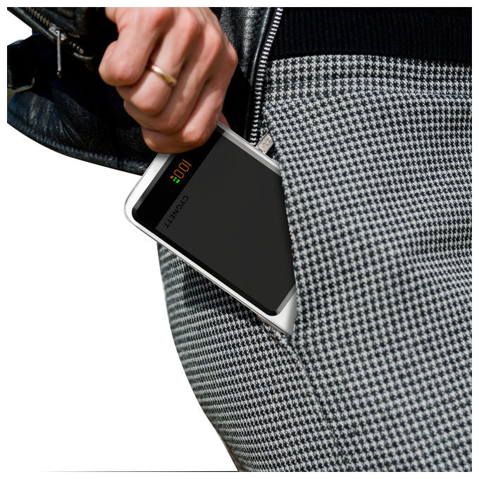 Cygnett CY5278PBCHE MagSlim Power Bank 10000 mAh Ricarica Wireless MagSafe 10W USB-C 15W colore Nero