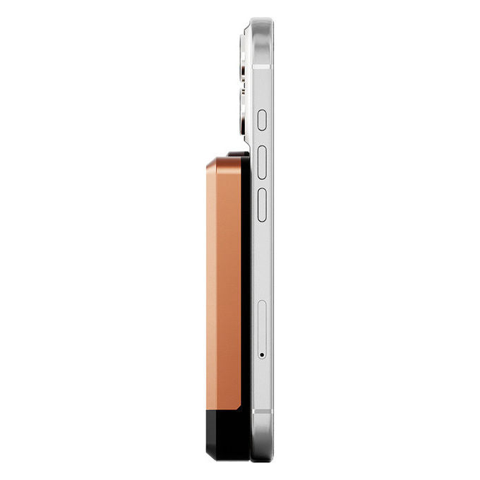 Cygnett CY5645PBCHE MagSlim Power Bank 10000 mAh Ricarica Wireless MagSafe Qi USB-C 20W colore Rame