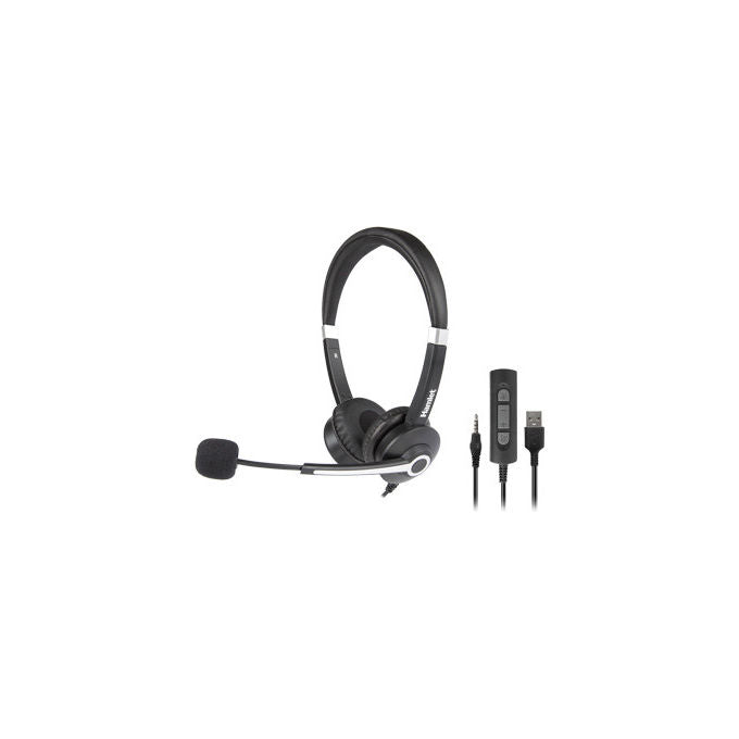 Hamlet, Cuffie Business USB-A, USB-C e Jack Audio