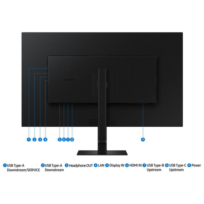 Samsung Monitor PC 37'' 4K Ultra HD LCD Nero S80UD