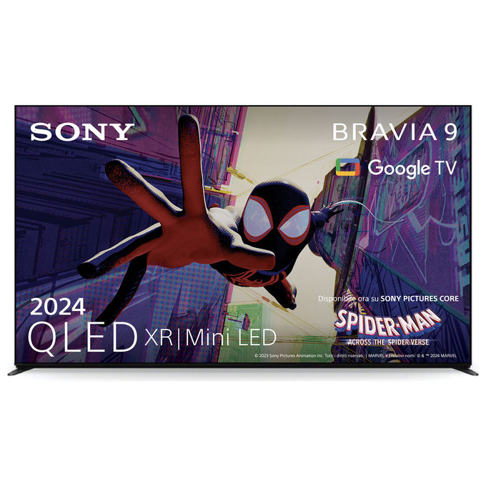 Sony Bravia 9 TV QLED Mini LED 85 Pollici 4K HDR Google Smart TV