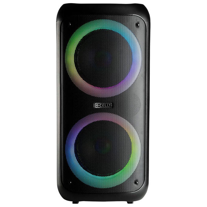 Celly Altoparlante Wireless 12W Nero con Luci RGB