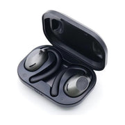 Nilox, Auricolari Sportivi True Wireless, Schermo LCD, Con LED, Nero
