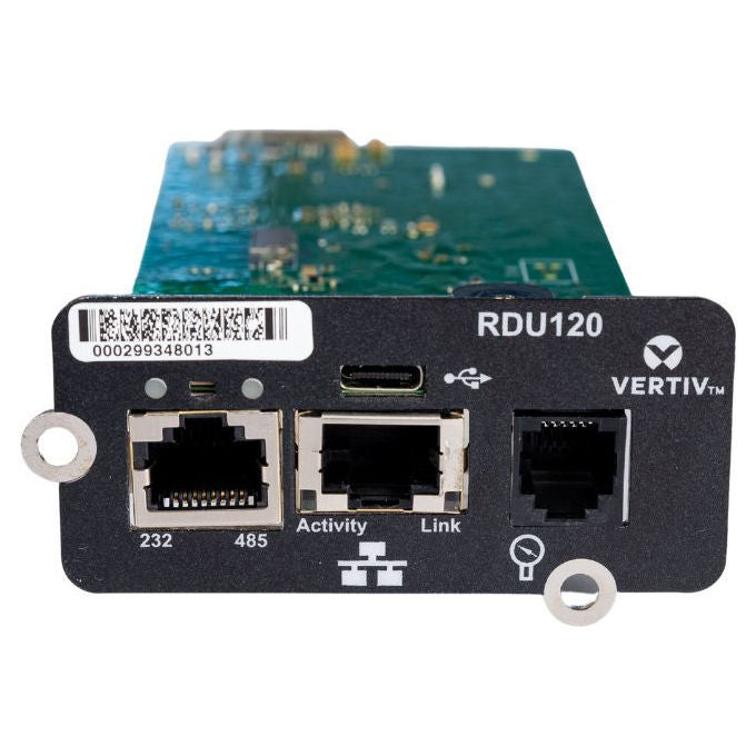 Vertiv, Scheda di Comunicazione IntelliSlot RDU120, Ethernet 1000 Mbit-s