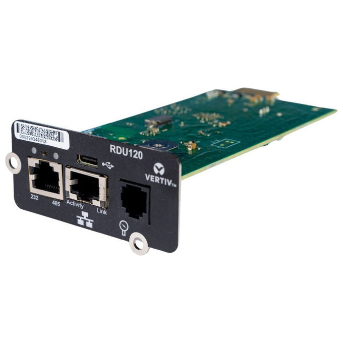 Vertiv, Scheda di Comunicazione IntelliSlot RDU120, Ethernet 1000 Mbit-s