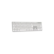 Hamlet, Tastiera Multimediale USB per Mac, Adattatore USB-C-USB-A, Layout Italiano, Alluminio