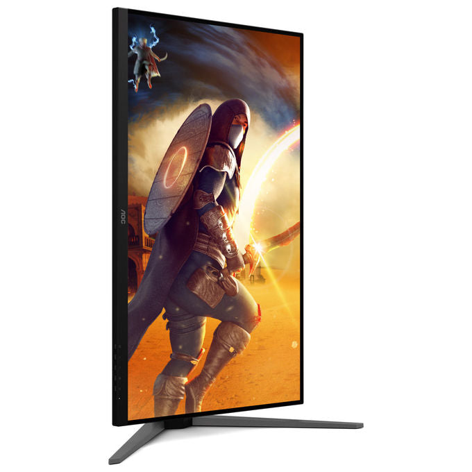 AOC, Monitor PC, 4K Ultra HD, 31.5'', 1 ms, Nero e Rosso