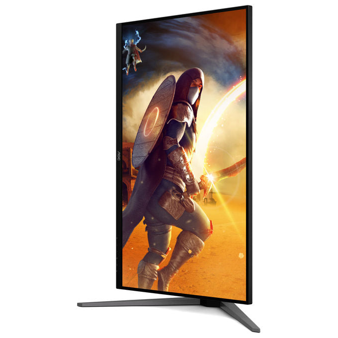 AOC, Monitor PC, 4K Ultra HD, 31.5'', 1 ms, Nero e Rosso