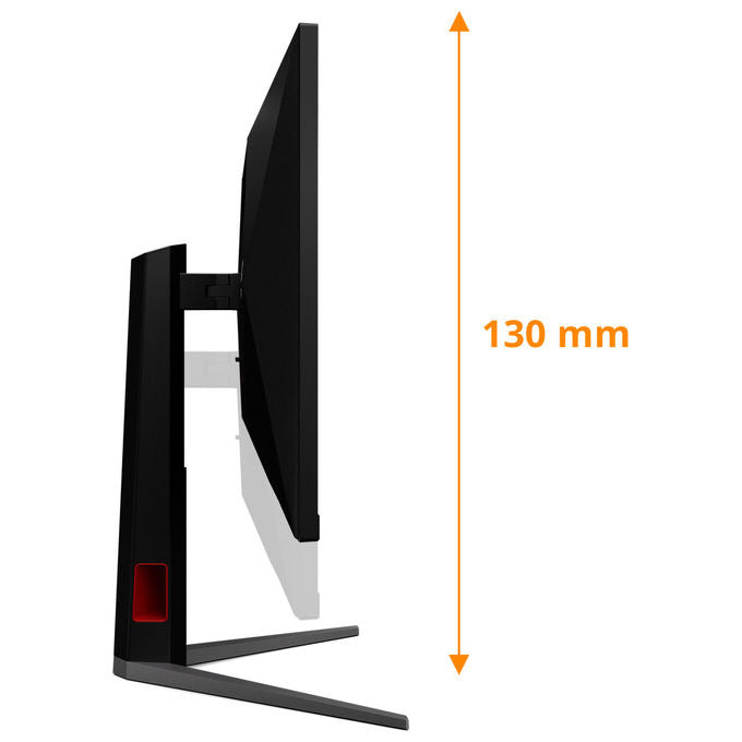 AOC, Monitor PC, 4K Ultra HD, 31.5'', 1 ms, Nero e Rosso