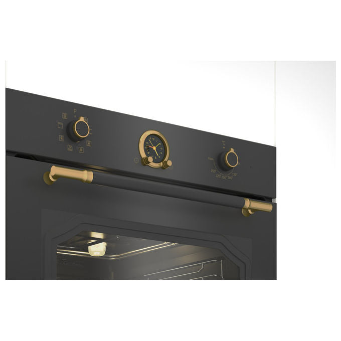 Beko RBIM19200AD b300 Forno da incasso Elettrico Multifunzione 72 L Classe A 8 Funzioni AeroPerfect (59.5x59.4x56.7 cm) colore Antracite