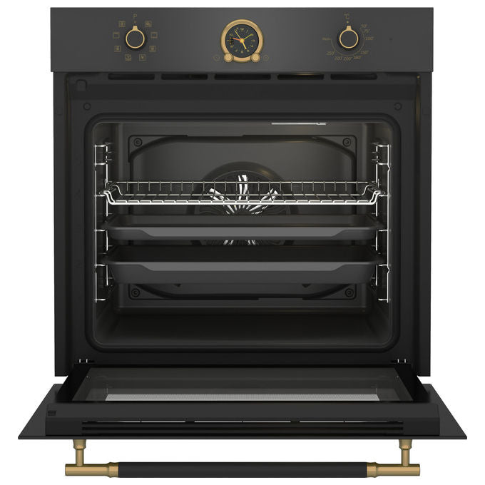 Beko RBIM19200AD b300 Forno da incasso Elettrico Multifunzione 72 L Classe A 8 Funzioni AeroPerfect (59.5x59.4x56.7 cm) colore Antracite