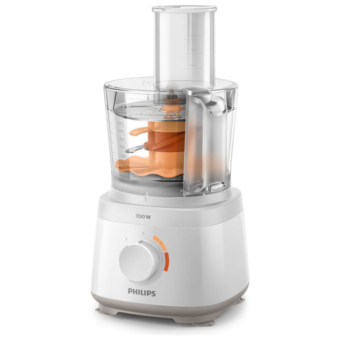 Philips HR7320-00 Daily Collection Robot da cucina compatto 700W 19 funzioni ciotola 2.1L colore Bianco
