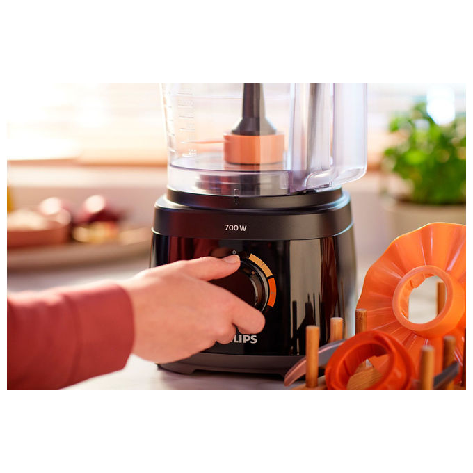 Philips HR7320-00 Daily Collection Robot da cucina compatto 700W 19 funzioni ciotola 2.1L colore Bianco