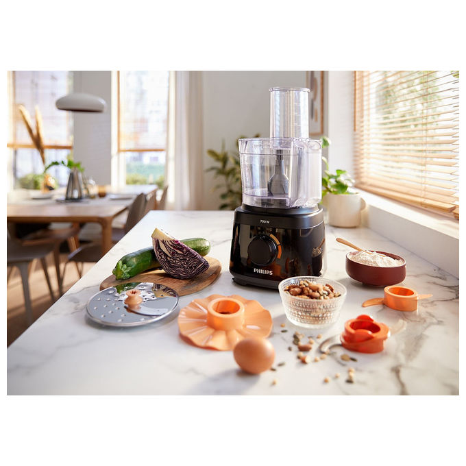 Philips HR7320-00 Daily Collection Robot da cucina compatto 700W 19 funzioni ciotola 2.1L colore Bianco