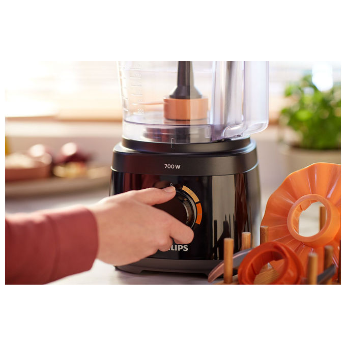 Philips HR7320-00 Daily Collection Robot da cucina compatto 700W 19 funzioni ciotola 2.1L colore Bianco