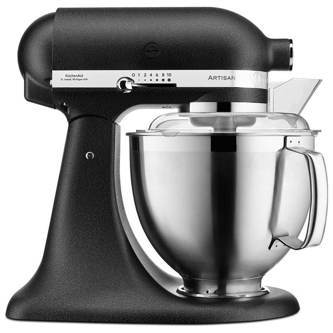 KitchenAid Artisan 5KSM185PS, Sbattitore con Base, 300 W, Nero