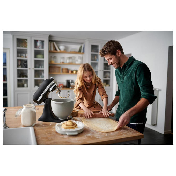 KitchenAid Artisan 5KSM185PS, Sbattitore con Base, 300 W, Nero