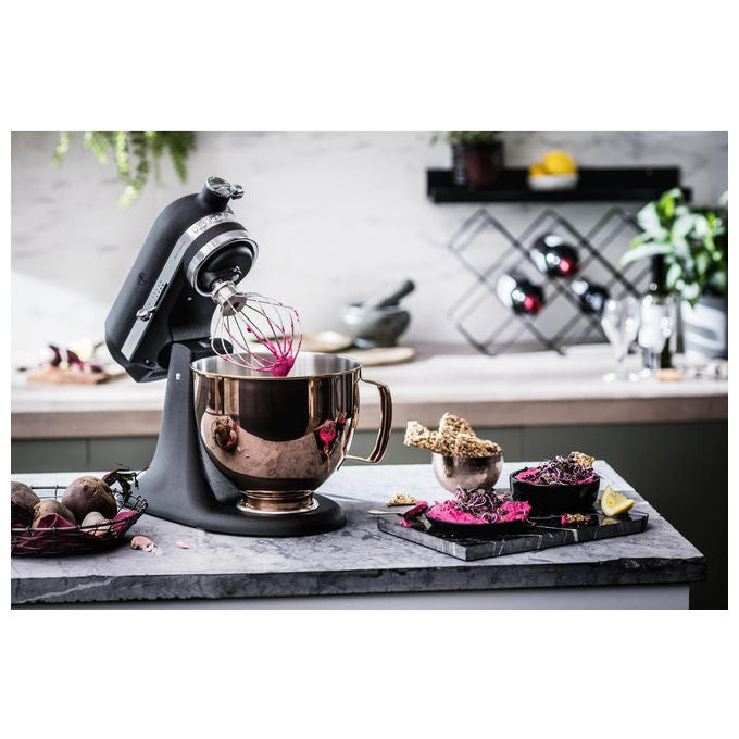 KitchenAid Artisan 5KSM185PS, Sbattitore con Base, 300 W, Nero
