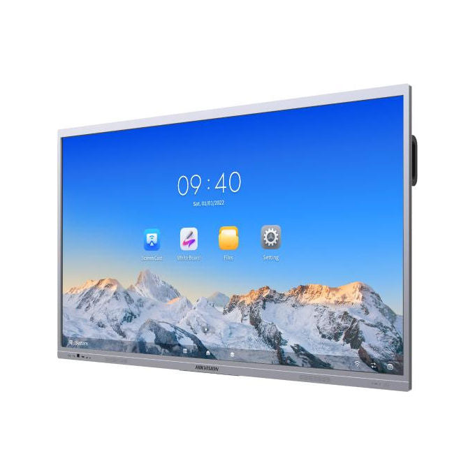 Hikvision, Pannello Interattivo Ultra Series DS-D5C65RB-A, 65 Pollici, LED, 4K Ultra HD, Grigio
