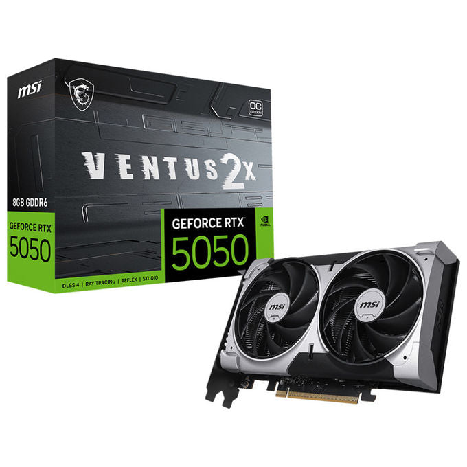 MSI GeForce RTX 5050 8GB GDDR6 Ventus 2X OC Scheda Video NVIDIA
