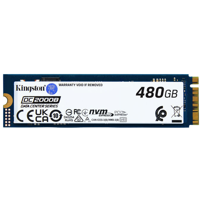 Kingston Technology, SSD Enterprise, 480GB, PCIe 4.0 NVMe M.2 2280, Per Server