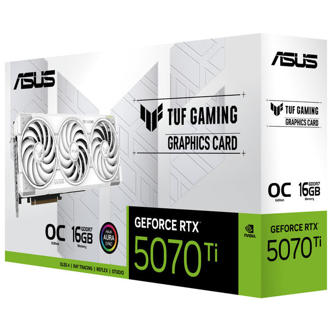 Asus, GeForce RTX 5070 Ti, 16GB GDDR7, TUF Gaming, Scheda Video