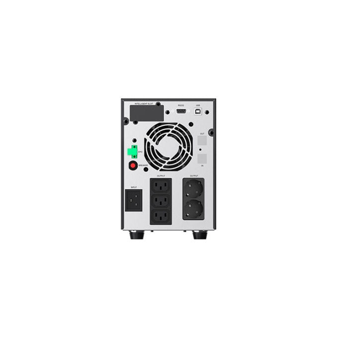 Atlantis A03-HP4003PXLN HostPower Gruppo di Continuita' UPS 3000VA 2100W Line Interactive Onda Sinusoidale Pura 4 Batterie 12V 7Ah Display LCD USB RS232 Slot SNMP colore Nero