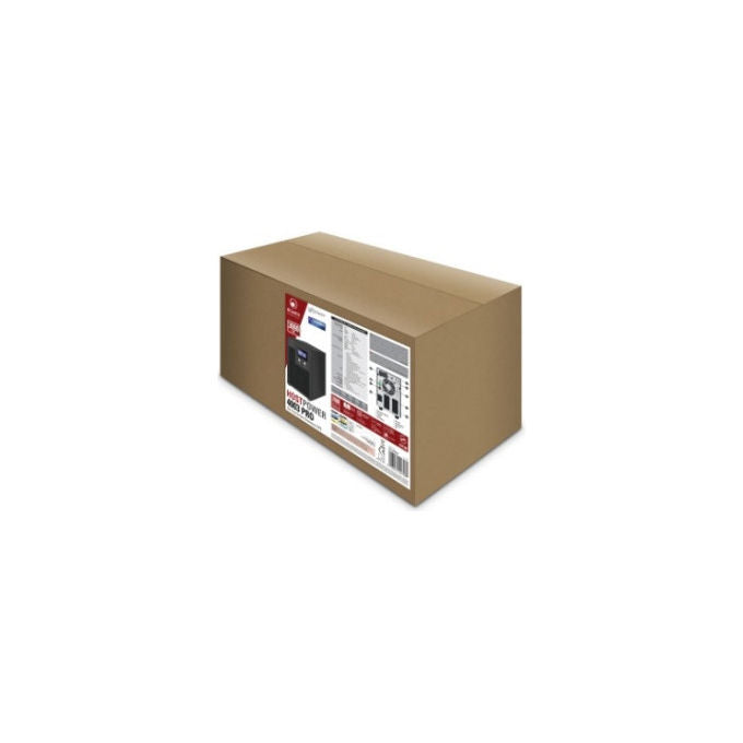 Atlantis A03-HP4003PXLN HostPower Gruppo di Continuita' UPS 3000VA 2100W Line Interactive Onda Sinusoidale Pura 4 Batterie 12V 7Ah Display LCD USB RS232 Slot SNMP colore Nero