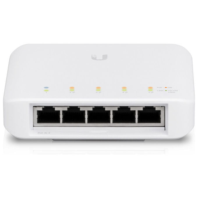 Ubiquiti, UniFi Switch Flex, Gestito L2, 5 Porte Gigabit Ethernet, 3 Pack, Bianco