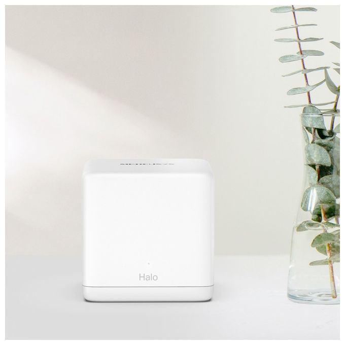 Mercusys, Sistema Mesh Wi-Fi 6 AX1500 Halo H60X, Dual-band, Bianco, 2 Unita'