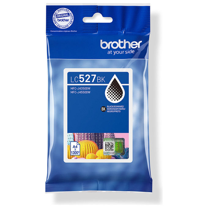 Brother Cartuccia Inchiostro Nero LC527BK Originale 1300 Pagine
