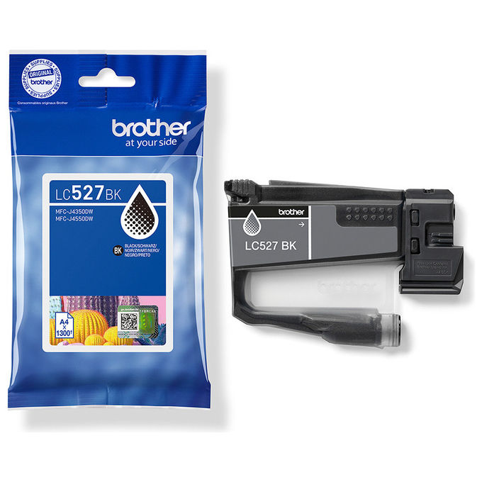 Brother Cartuccia Inchiostro Nero LC527BK Originale 1300 Pagine